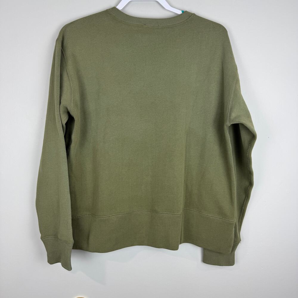 Polo Ralph Lauren Tiger Embroidered Green Sweatshirt Size Medium - Picture 11 of 12